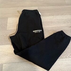 Essentials Black Joggers